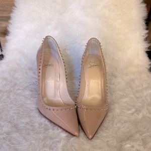 Christian Louboutin patent leather spike heels